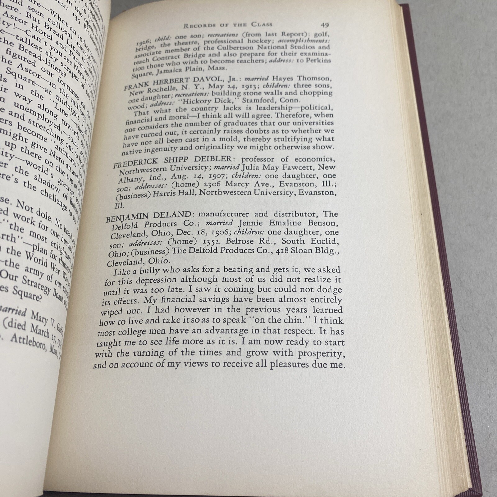 Harvard College Class of 1903, 13th Anniversary Report, Hardcover / CYE