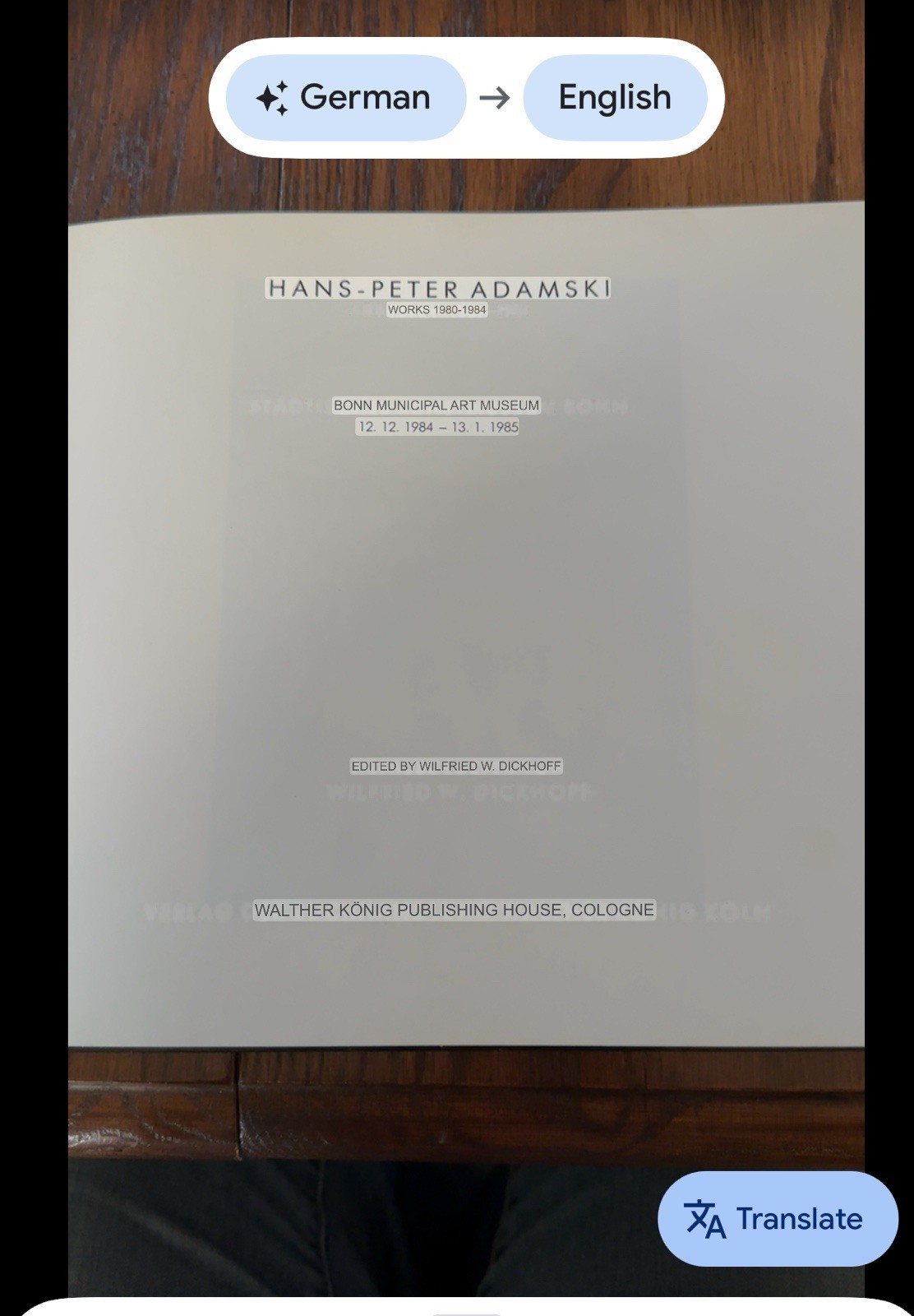 Hans-Peter Adamski: Arbeiten, 1980-1984 (German Edition)