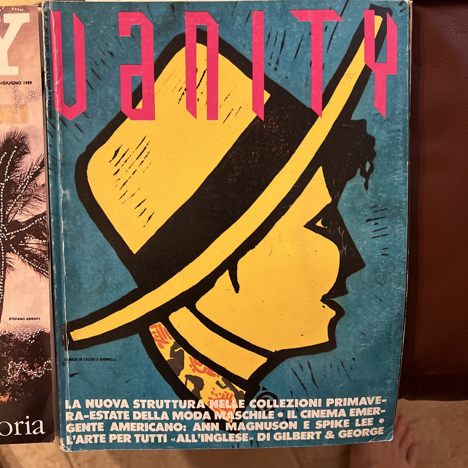 LOT OF 5 VANITY 1980s Italian Fashion Magazine ITALY RARE