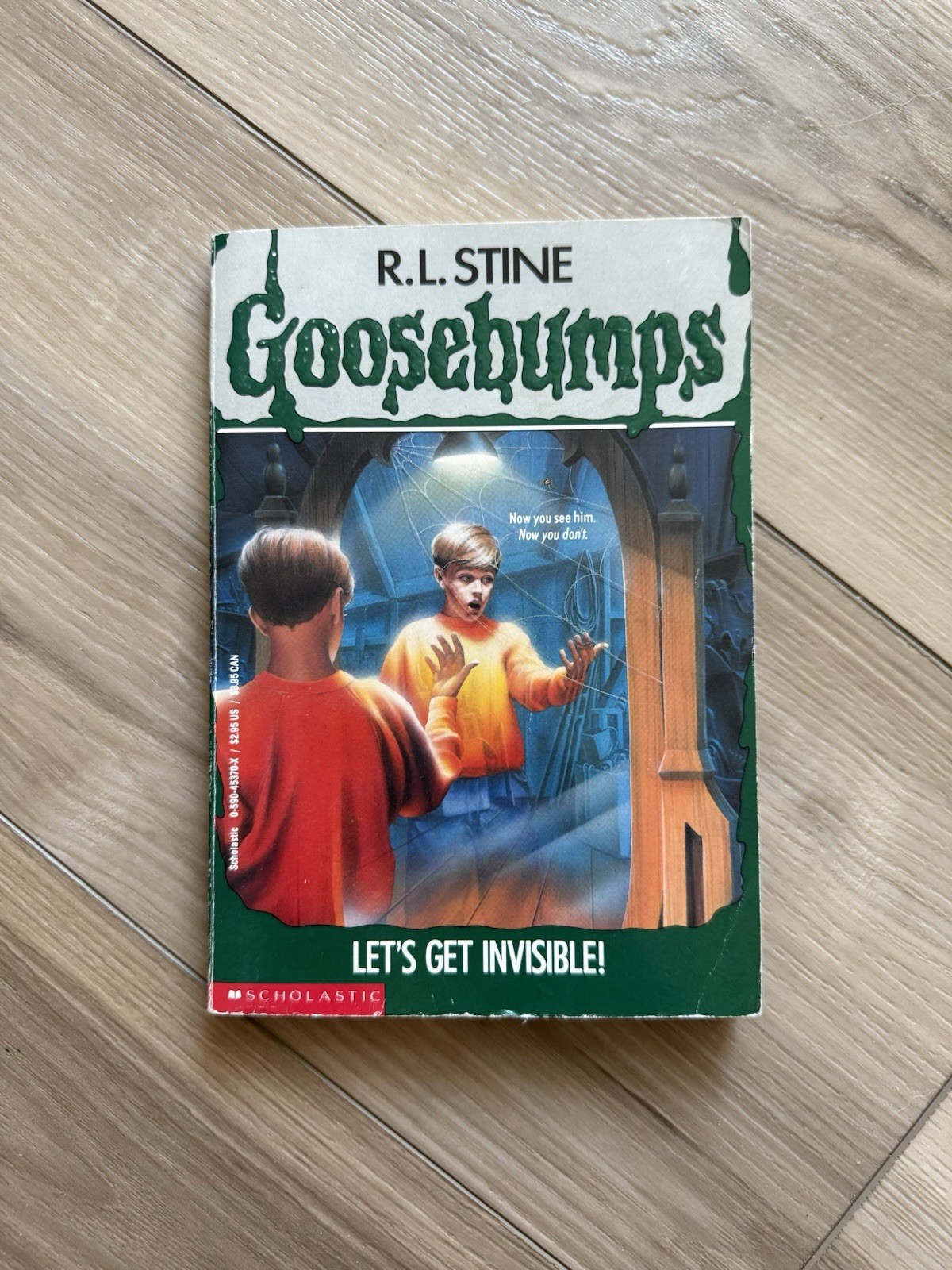Goosebumps #6 Let’s Get Invisible UNNUMBERED 3rd Print, R.L Stine
