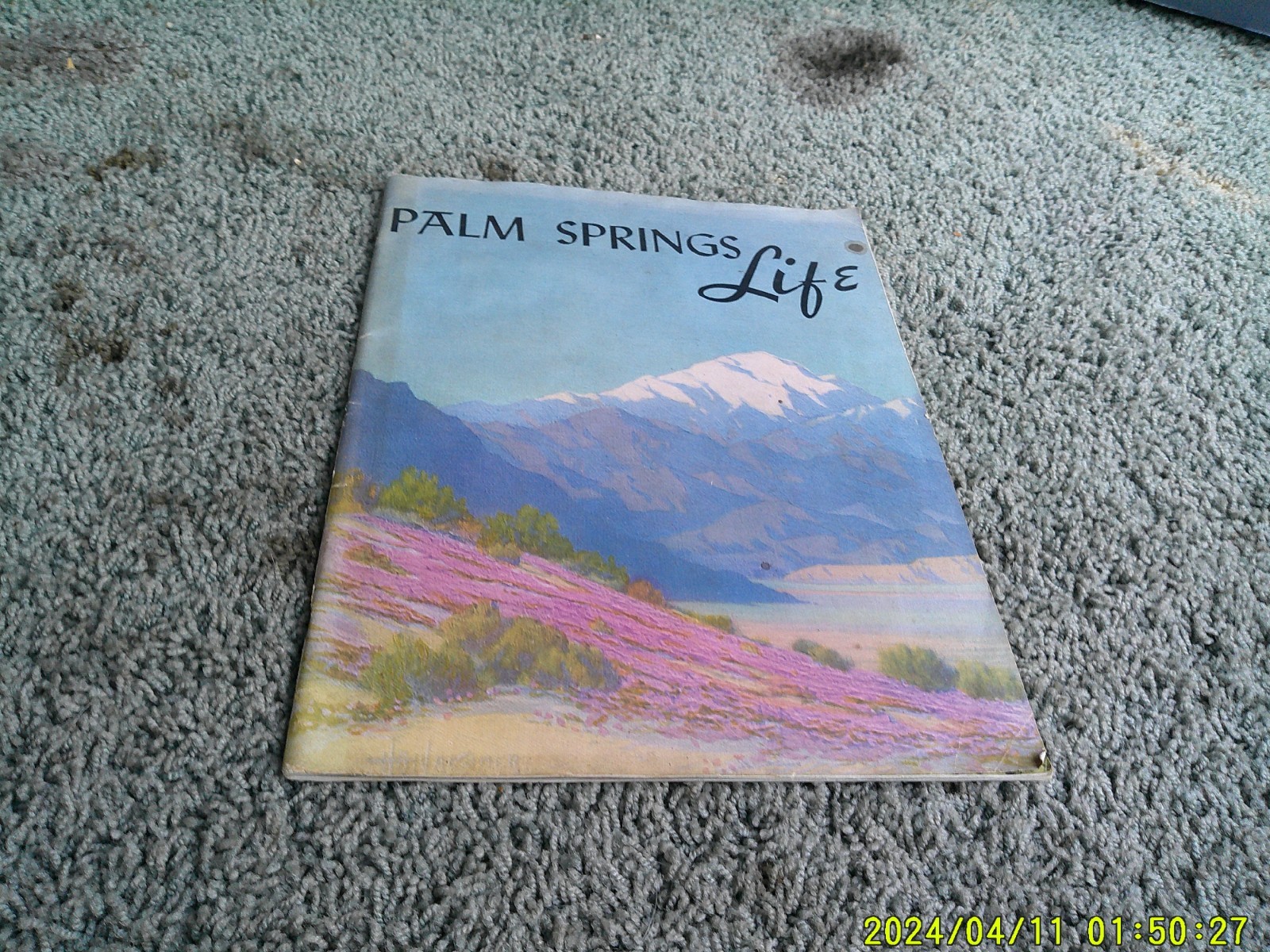 PALM SPRINGS LIFE magazine. October 1940 issue. Walt Disney playing polo photo