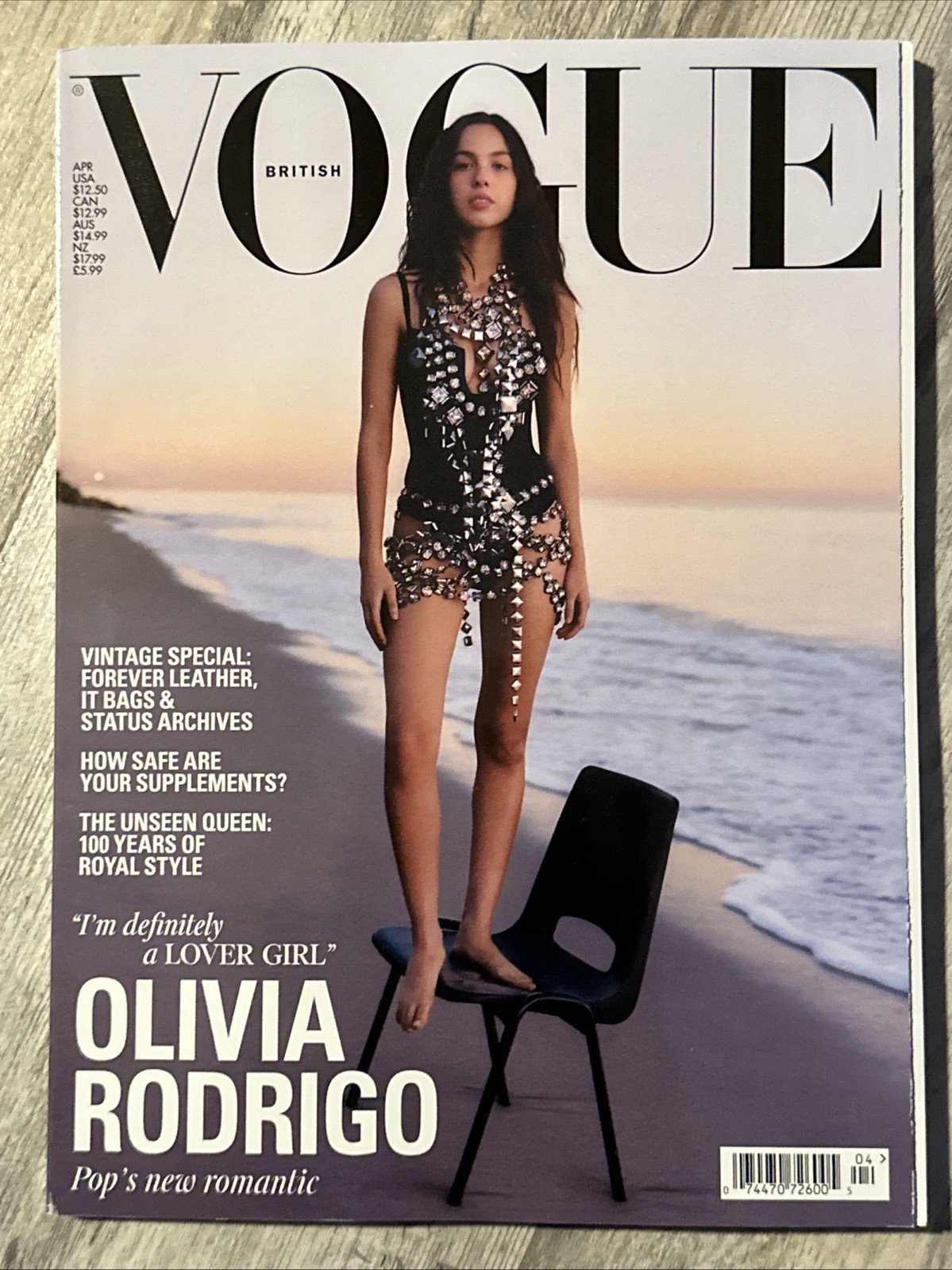 OLIVIA RODRIGO British Vogue UK Magazine April 2026