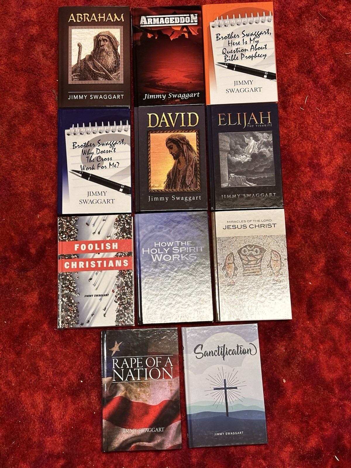 Jimmy Swaggart Ministries Christian Religious Hardcover Books Lot of 11