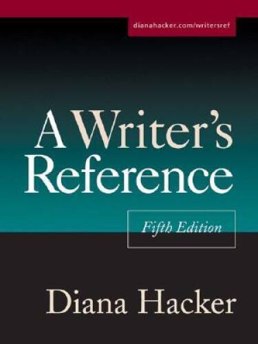 A Writer&rsquo;s Reference, Fifth Edition – Plastic Comb By Diana Hacker – GOOD