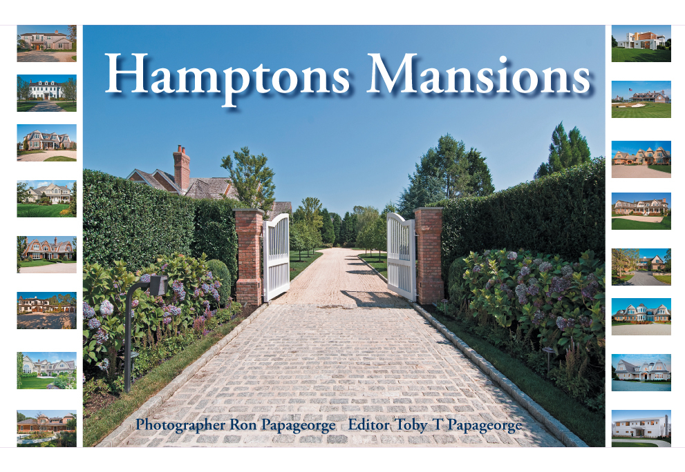 « Hamptons Mansions » 9.5&Prime;Ht x 13.5L » (Hardcover), 450 Color Photos on 223 pages