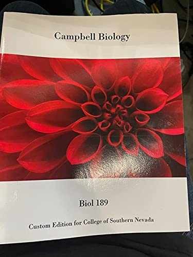 Campbell Biology 12th Edition Custom for – Paperback, by Urry – Very Good