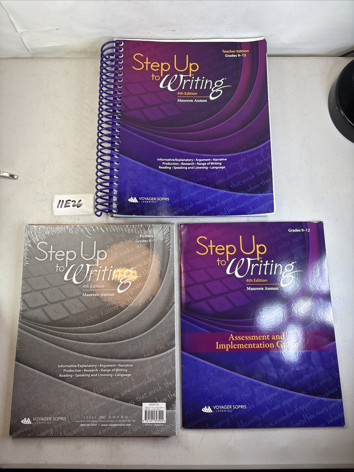 Step Up To Writing, Teacher Edition Grades 9-12 4th Ed 2016 Maureen Aumen 11E26