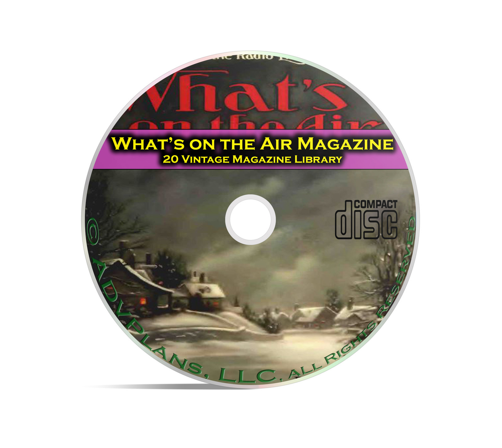 What&rsquo;s On The Air, 20 Classic Old Time Radio OTR Magazine Series in PDF CD B95