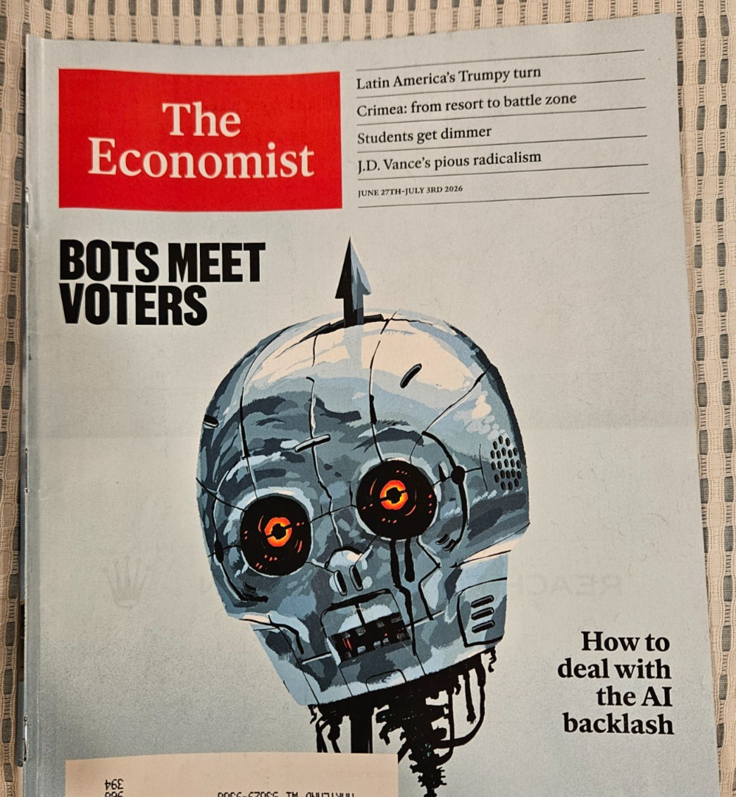 The Economist Magazine June 27th – July 3rd 2026 Bots Meet Voters