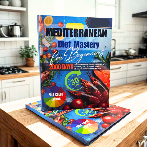 Mediterranean Diet Cookbook for Beginners | Healthy Eating Cookbook | Gift Ready