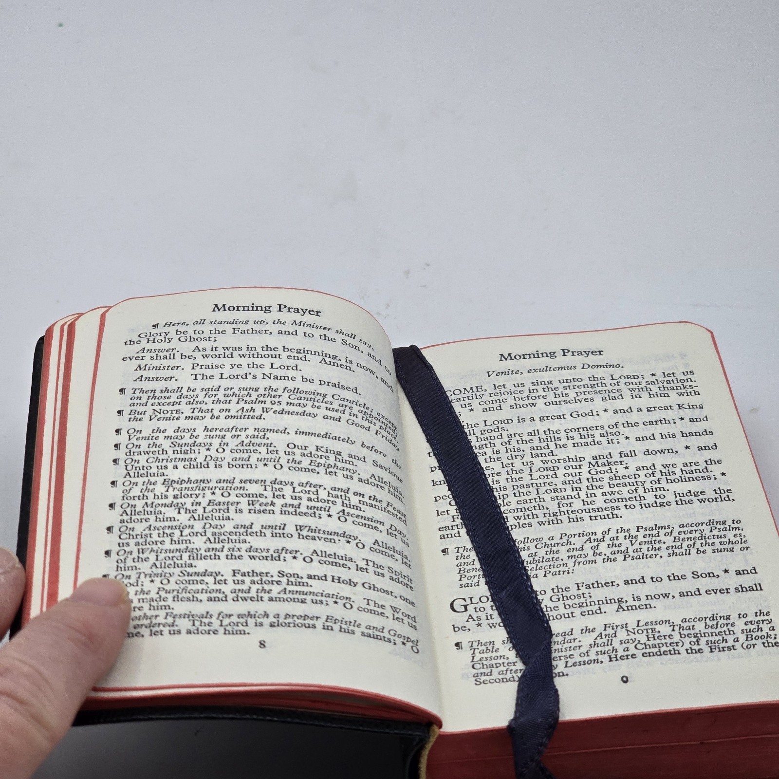 Common Prayer 1944 Nelson & Sons Small Pocket size 3×4.5 in – scribbled on pages