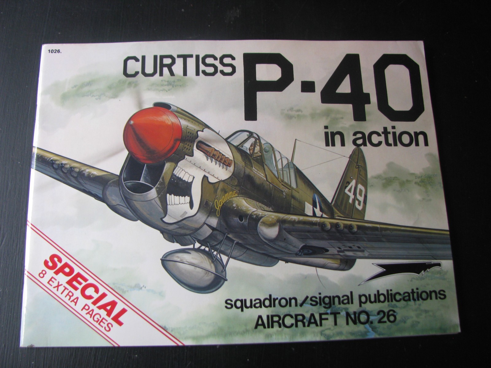 SQUADRON SIGNAL AIRCRAFT #26 CURTISS P-40 IN ACTION VG/NN