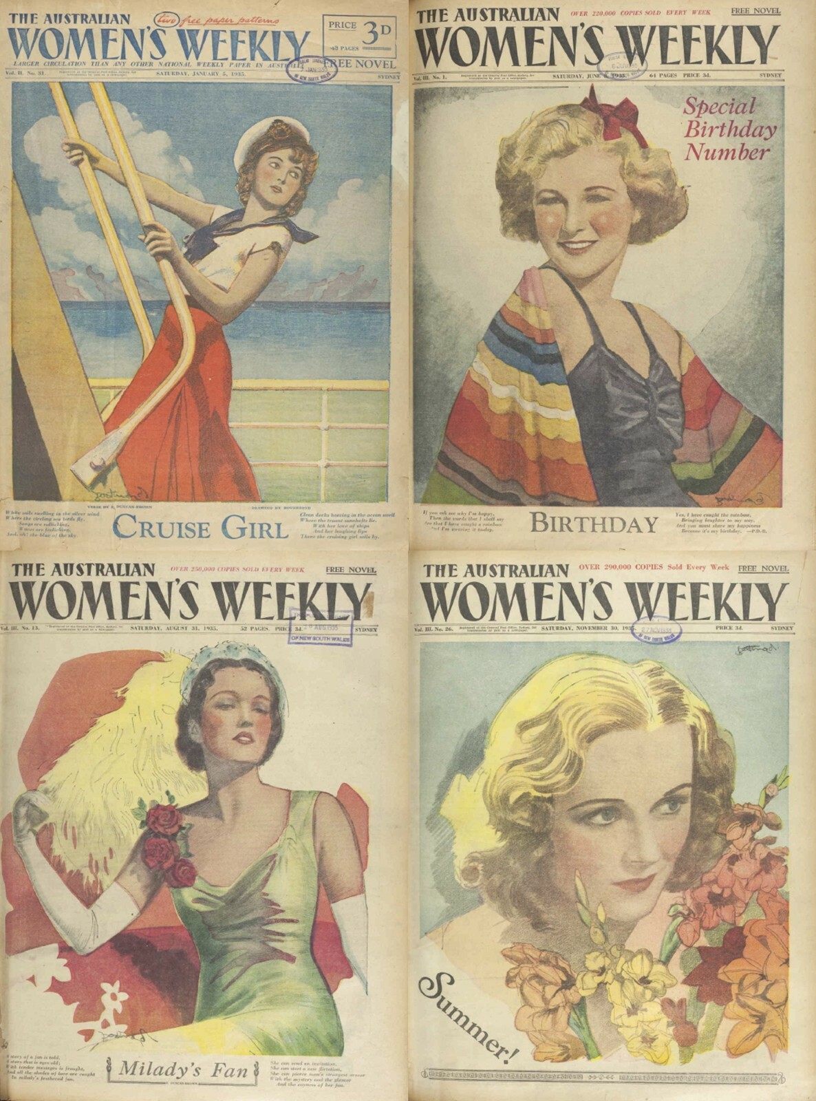 The Australian Women&rsquo;s Weekly Magazine Vol.1 (1933-1935) – 130 Old Issues DVD