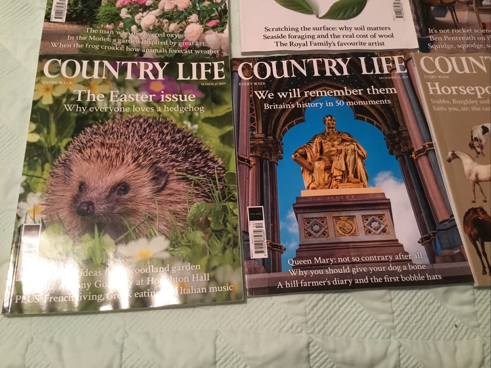 8 Country Life Magazine Bundle All 2024 In Very Good Condition