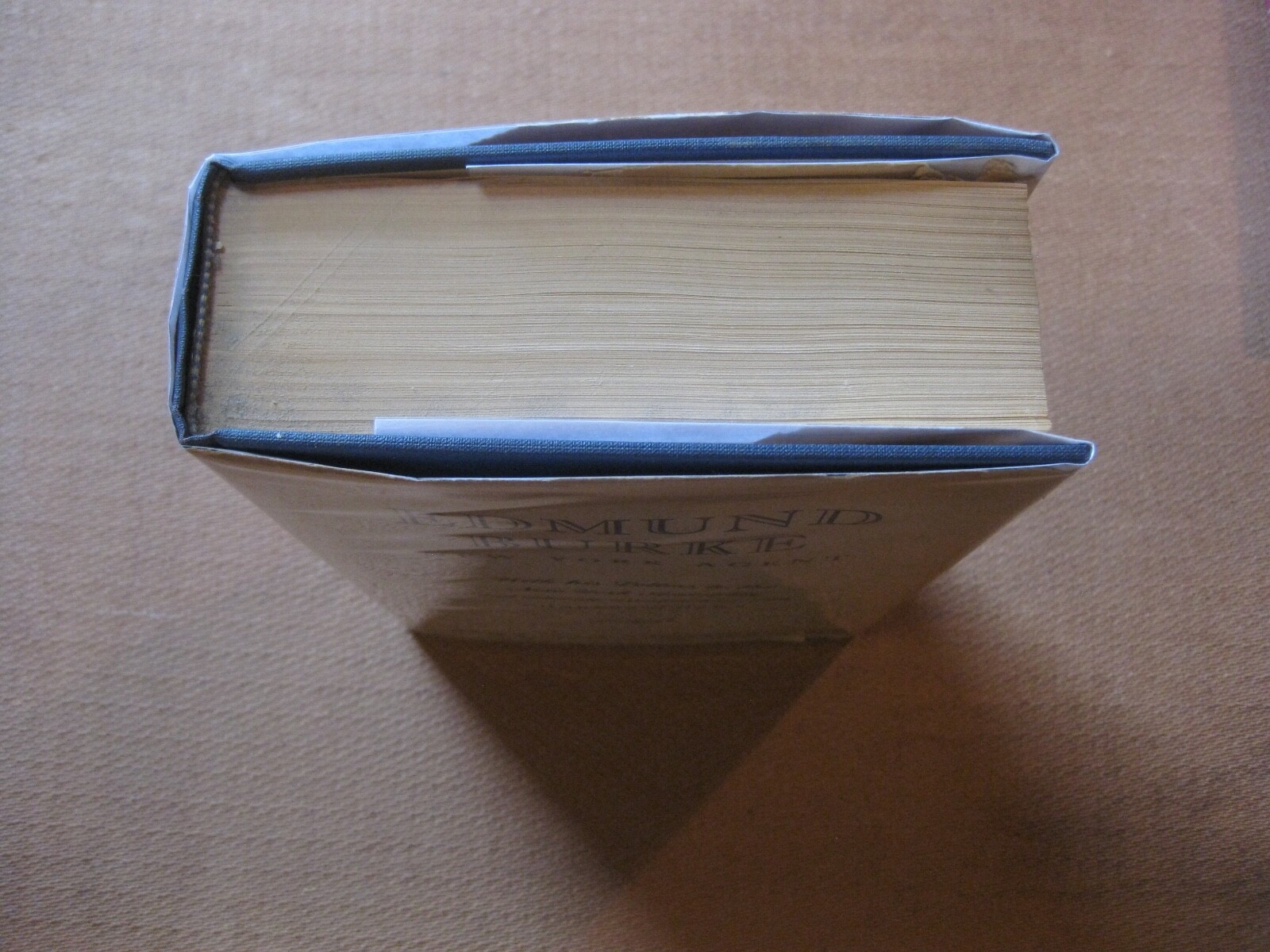 EDMUND BURKE New York Agent by Hoffman -1st 1956 HCDJ – philosophy – O&rsquo;Hara
