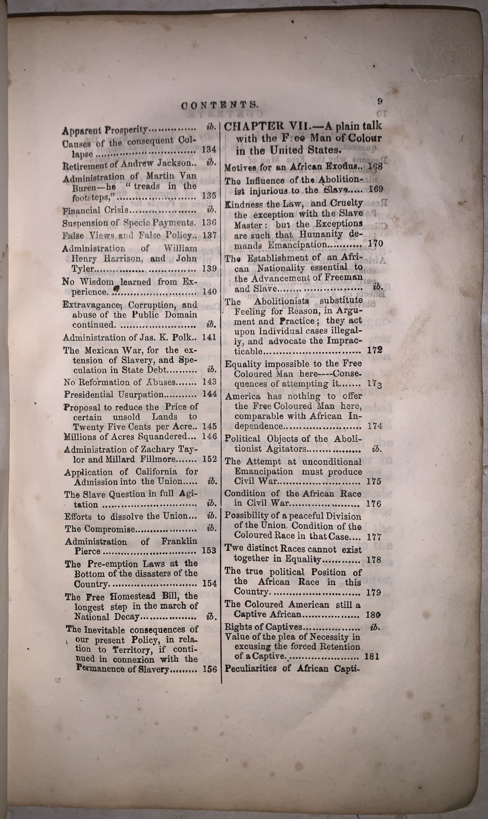 1854, 1st, THE GREAT FUTURE OF AMERICA AND AFRICA, by JACOB DEWEES, SLAVERY