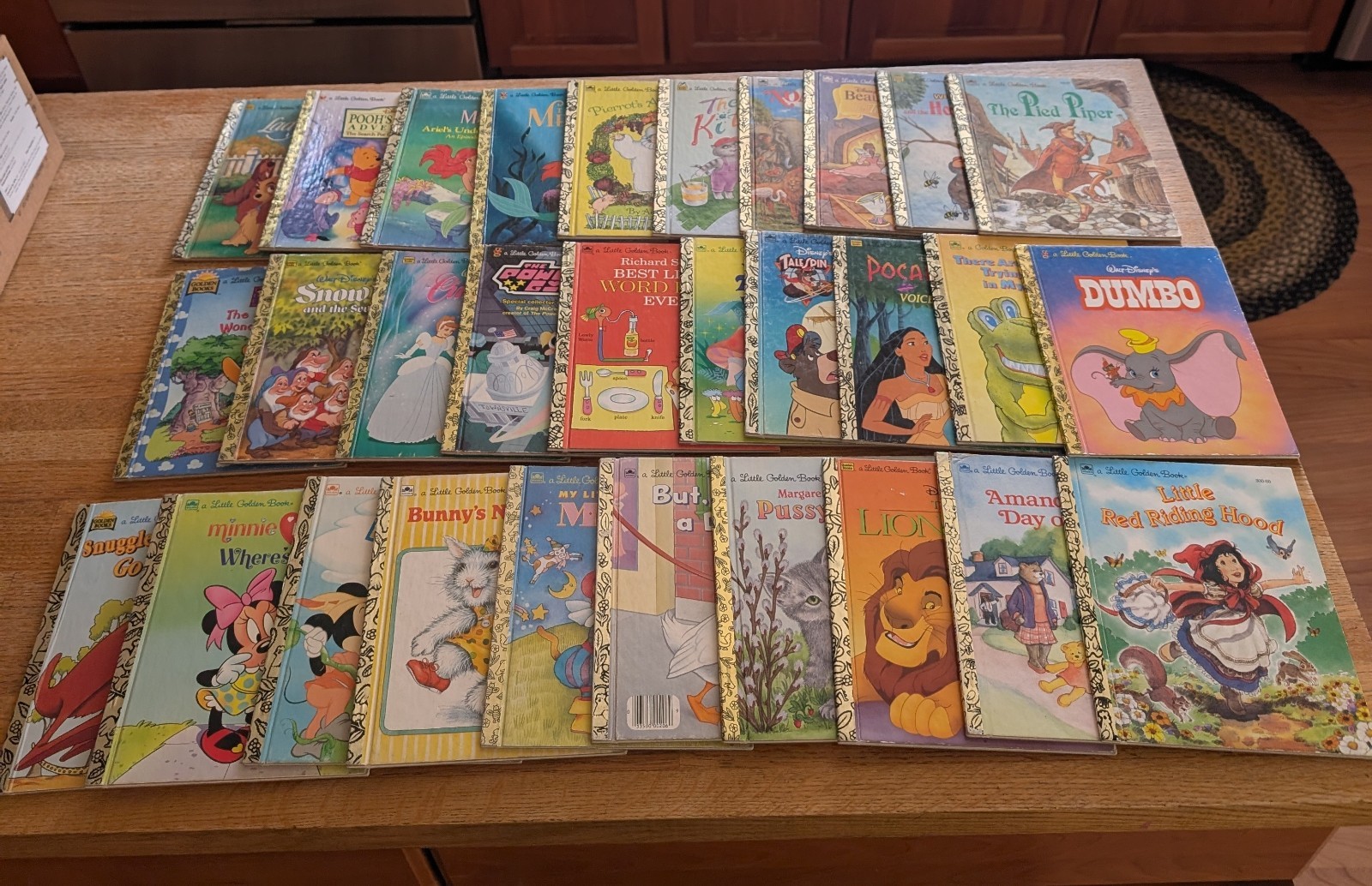 Lot of 30 Little Golden Books – 1990&rsquo;s