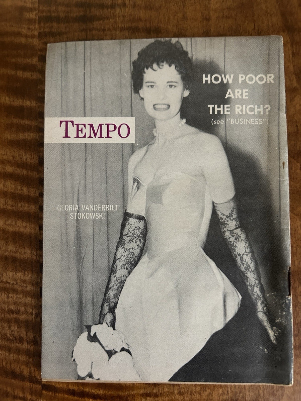 6 x 1950s Tempo Pocket Magazines News Tabloid Lot of 6 from 1953