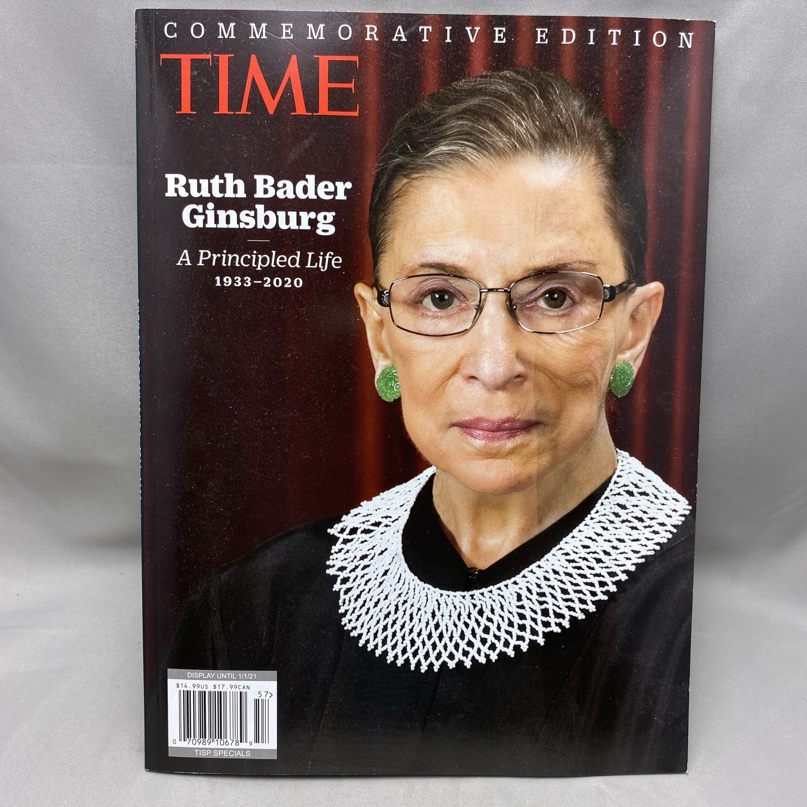 Ruth Bader Ginsburg Time Magazine Commemorative Edition 1933-2020 Tribute
