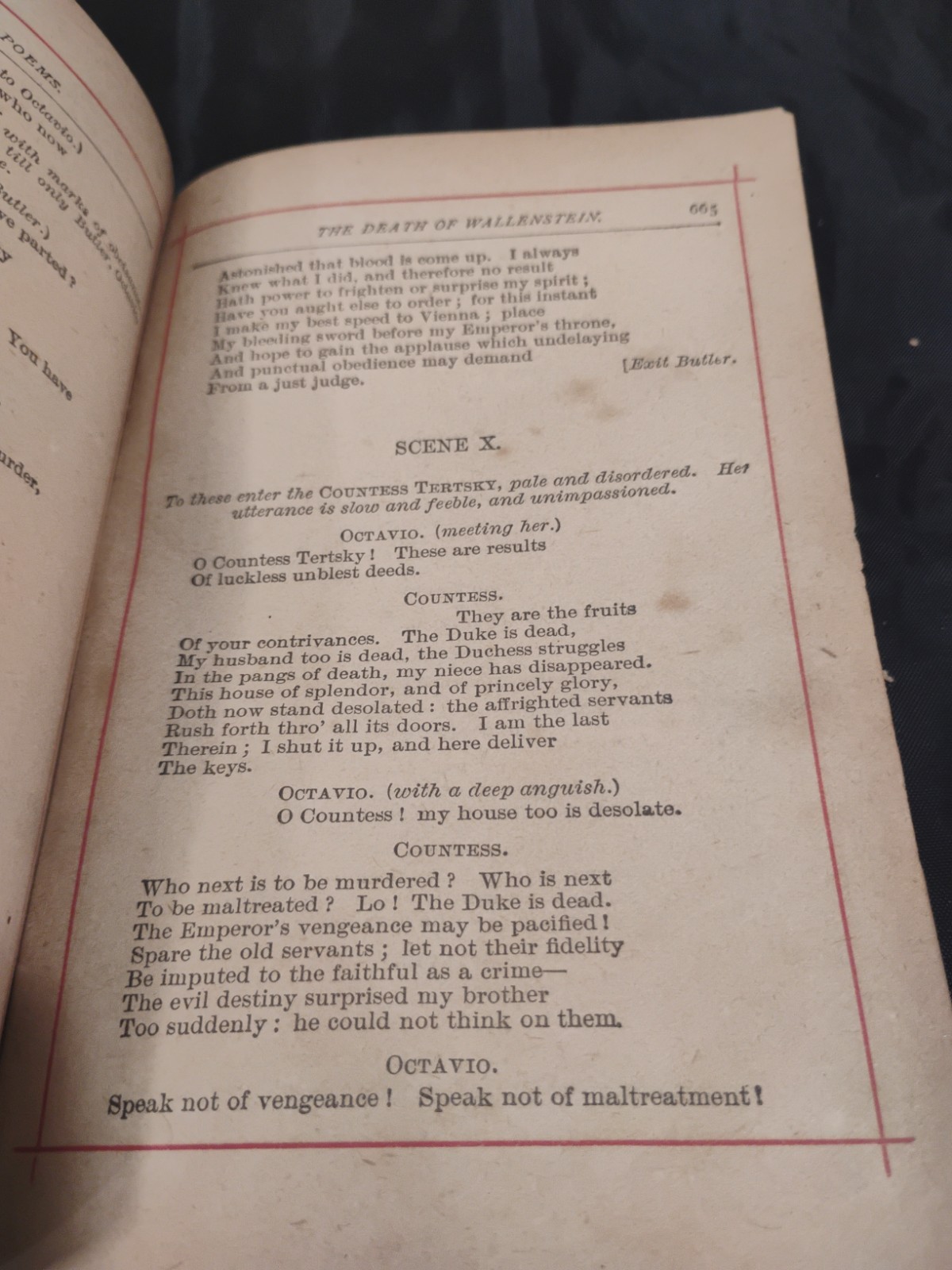 Antique Coleridges Poems Printed By Belford, Chicago, Il. 600+ Pages