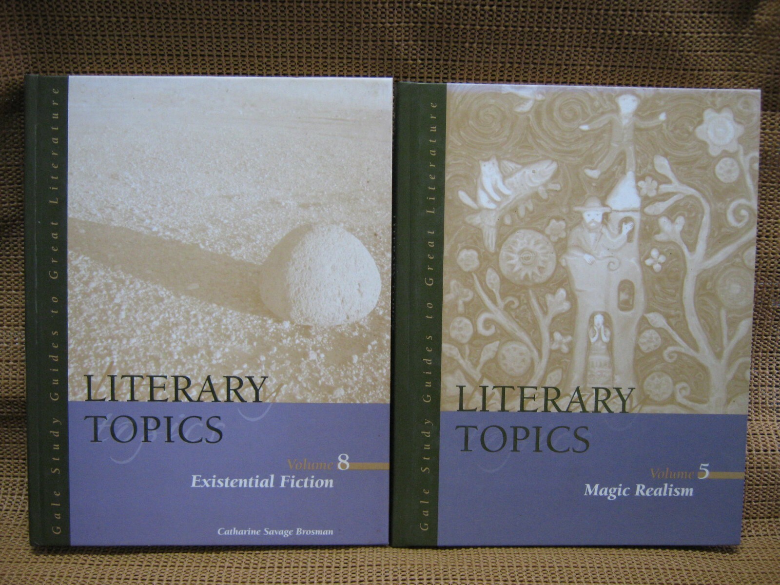 Lot of 2 Literary Topics Existential fiction and Magic Realism Gale Group