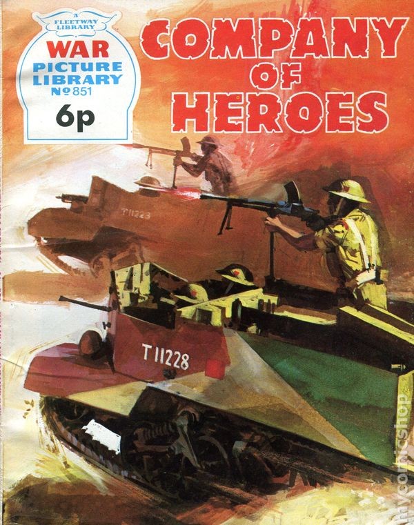 War Picture Library 1st Series #851 GD/VG 3.0 1973 Stock Image Low Grade