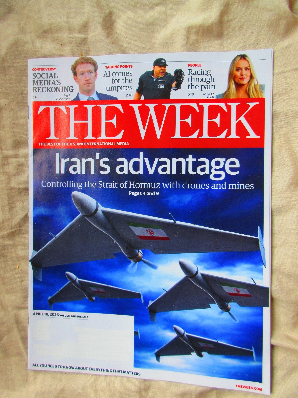 The WEEK magazine / April 10, 2026 edition / New/ Unread /