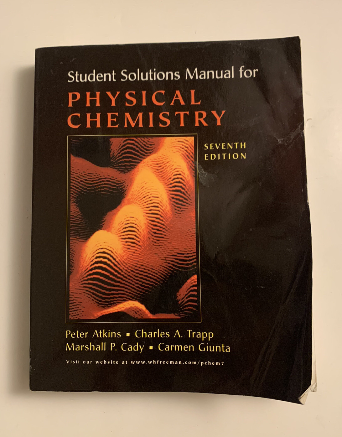 Student Solutions Manual for Physical Chemistry, Seventh Edition Atkins