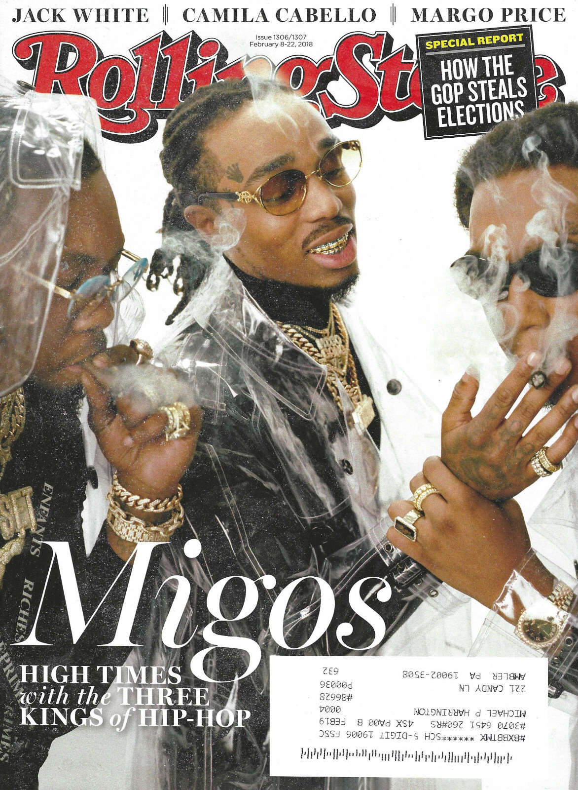 Rolling Stone (2-18) – Migos, Jack White, Margo Price, Meat Loaf, MGMT, more
