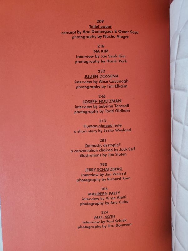 Apartamento magazine #20 Lawrence Weiner Kyoichi Tsuzuki TOKYO STYLE Gay Talese