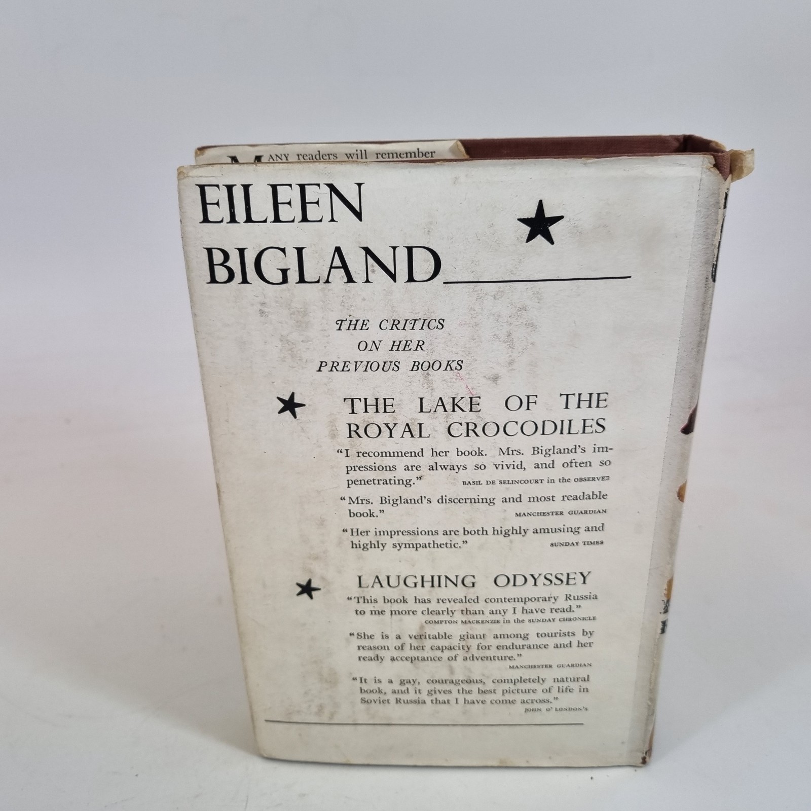 Into China By Eileen Bigland 1941 Collins 2nd Impression Dust Jacket