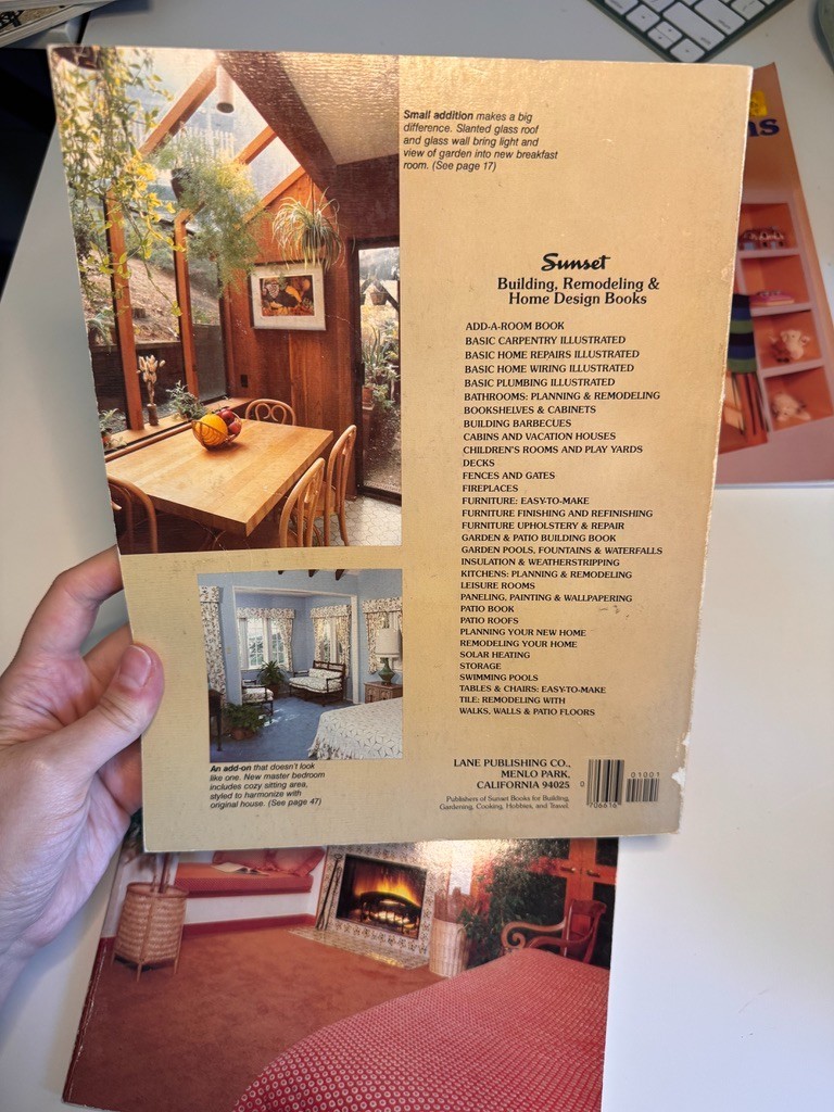 Sunset Vintage 1970 DIY Design & Remodel Home Children Landscaping Book Lot of 5