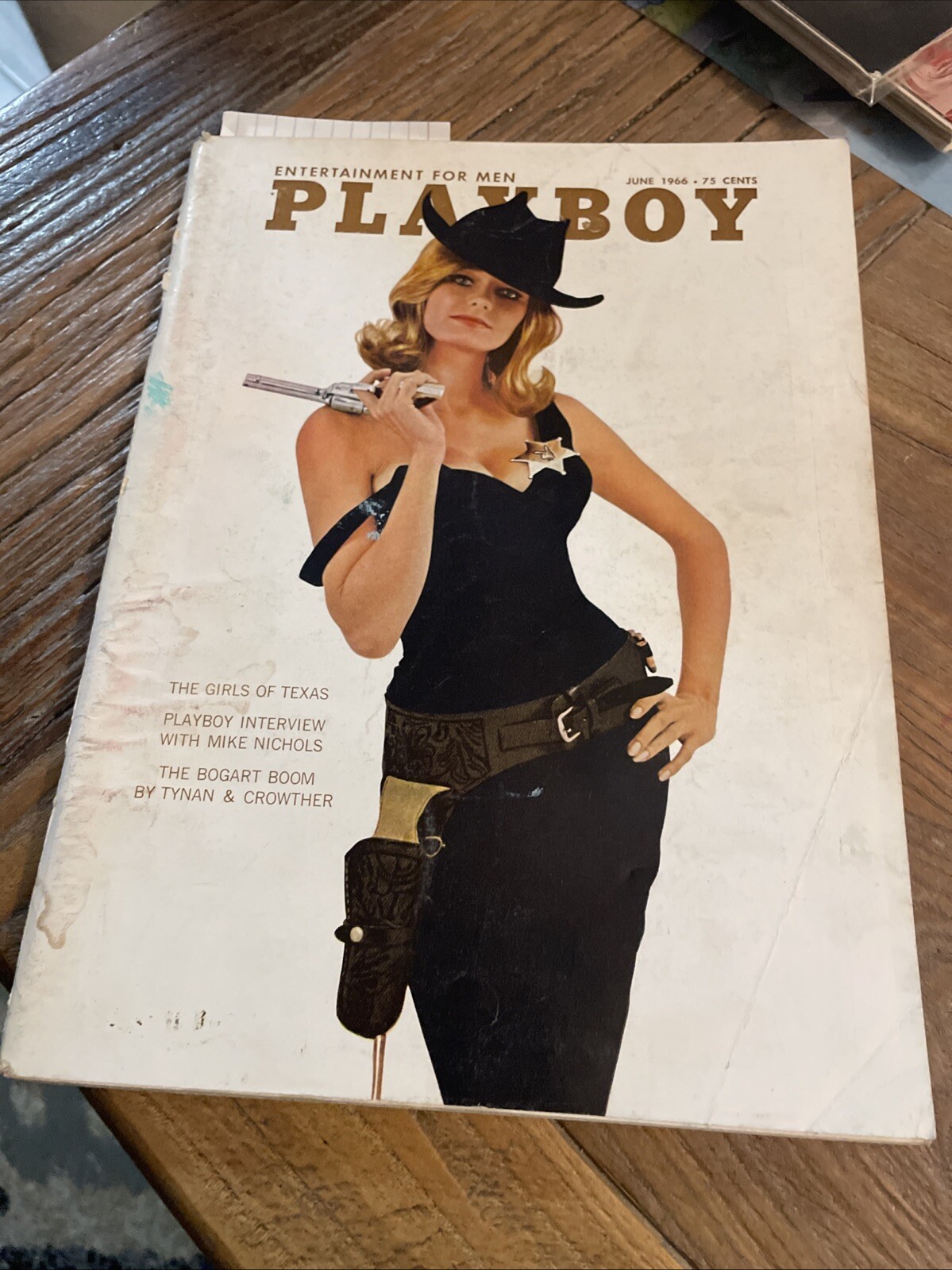 Playboy Vintage Magazine June 1966 Kelly Burke PMOM The Girls Of Texas