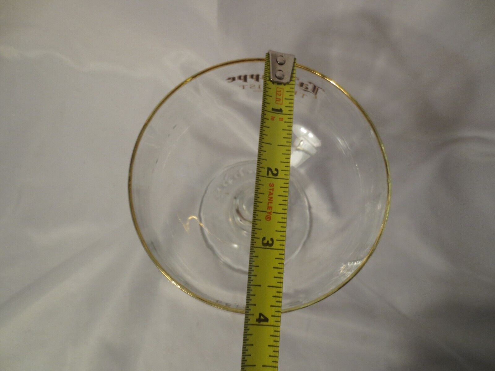 LA TRAPPE TRAPPIST Gold Rimmed Glass .25L