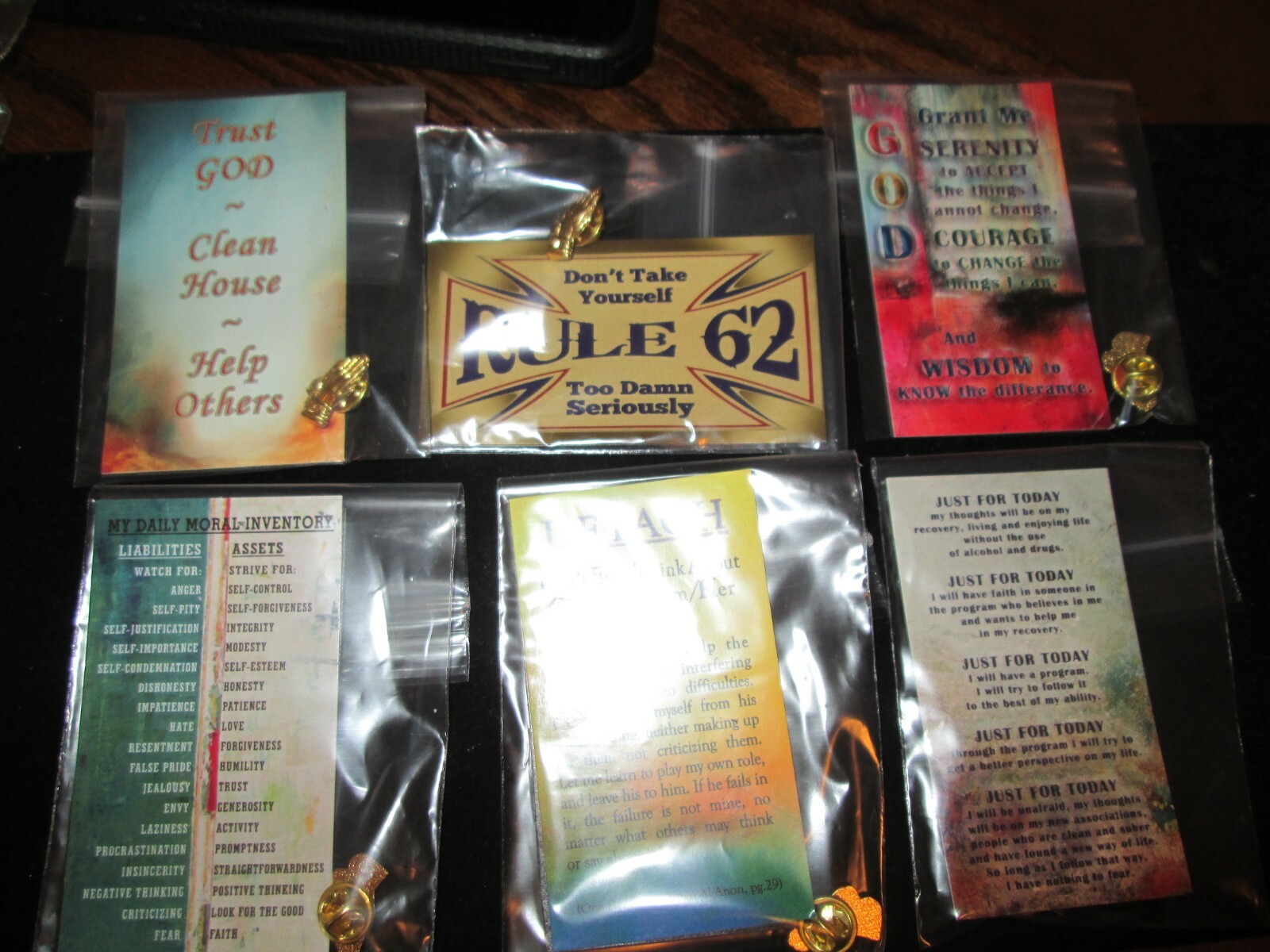 NA Narcotics Anonymous Dictionary Set « It Works + Basic Test »