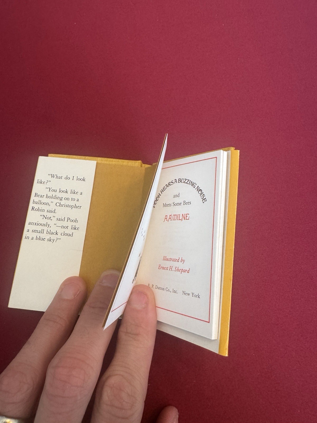 POOH&rsquo;S POT O&rsquo;HONEY 1968 Vintage Mini Book Set Boxed