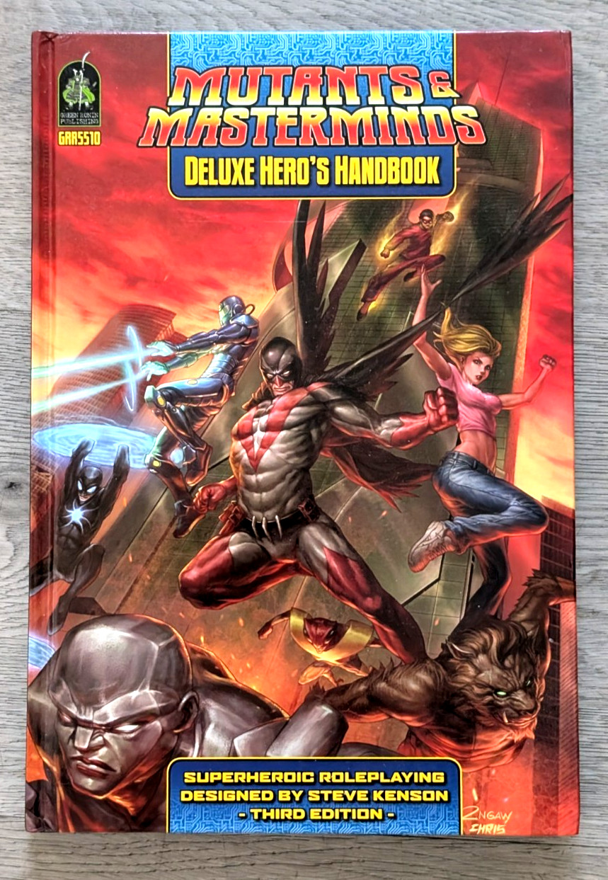 MUTANTS & MASTERMINDS ~ DELUXE HERO&rsquo;S HANDBOOK ~ RPG 3RD EDITION HARDCOVER