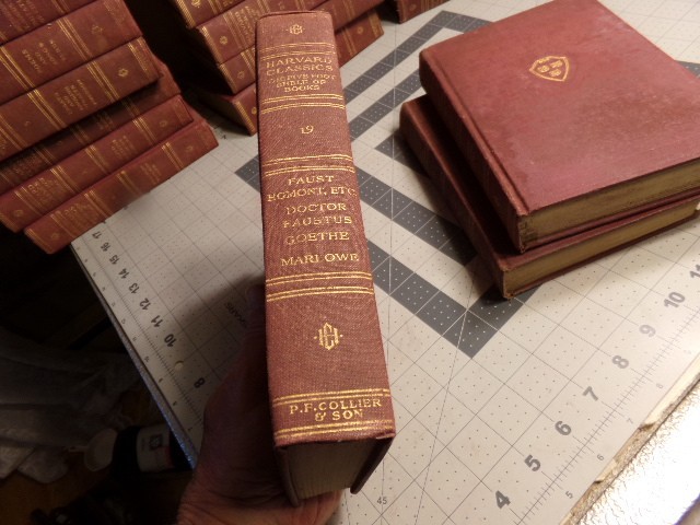 Harvard Classics 1909-1910 Single Volumes Five Foot Shelf of Books Each Sold Sep