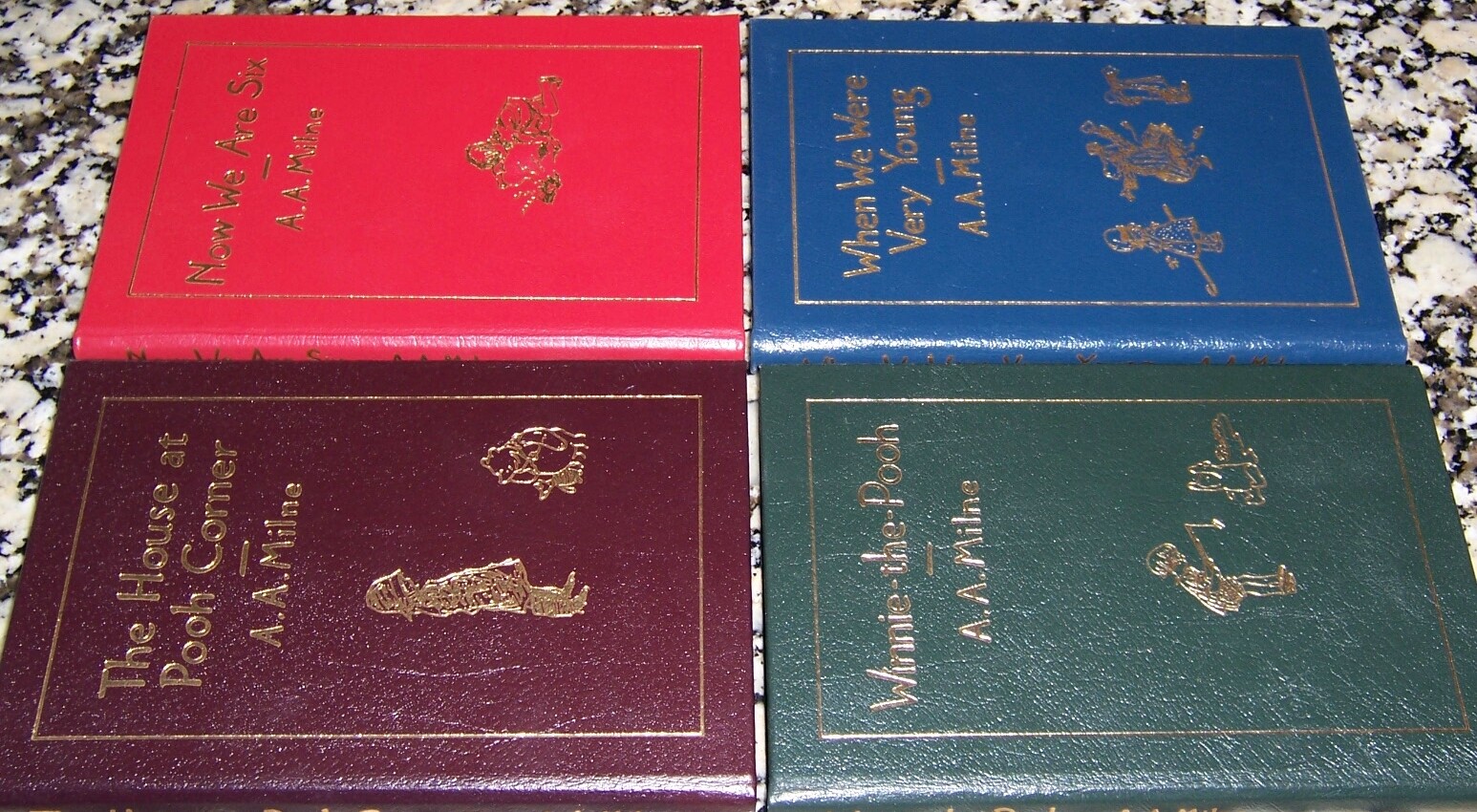 easton press Winnie The Pooh A A Milne 4 vols Pooh Corner We are six Very Young