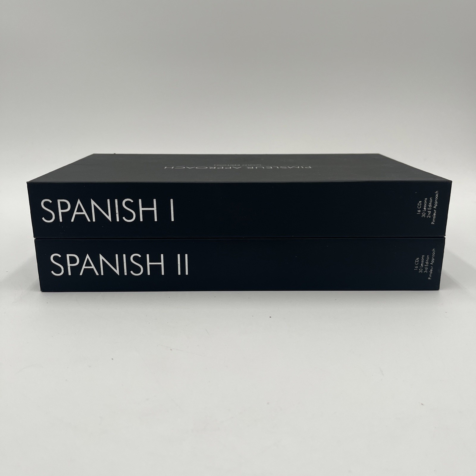 Pimsleur Approach Gold Edition Spanish Level I & II – 1 &2 Box Set Free Shipping