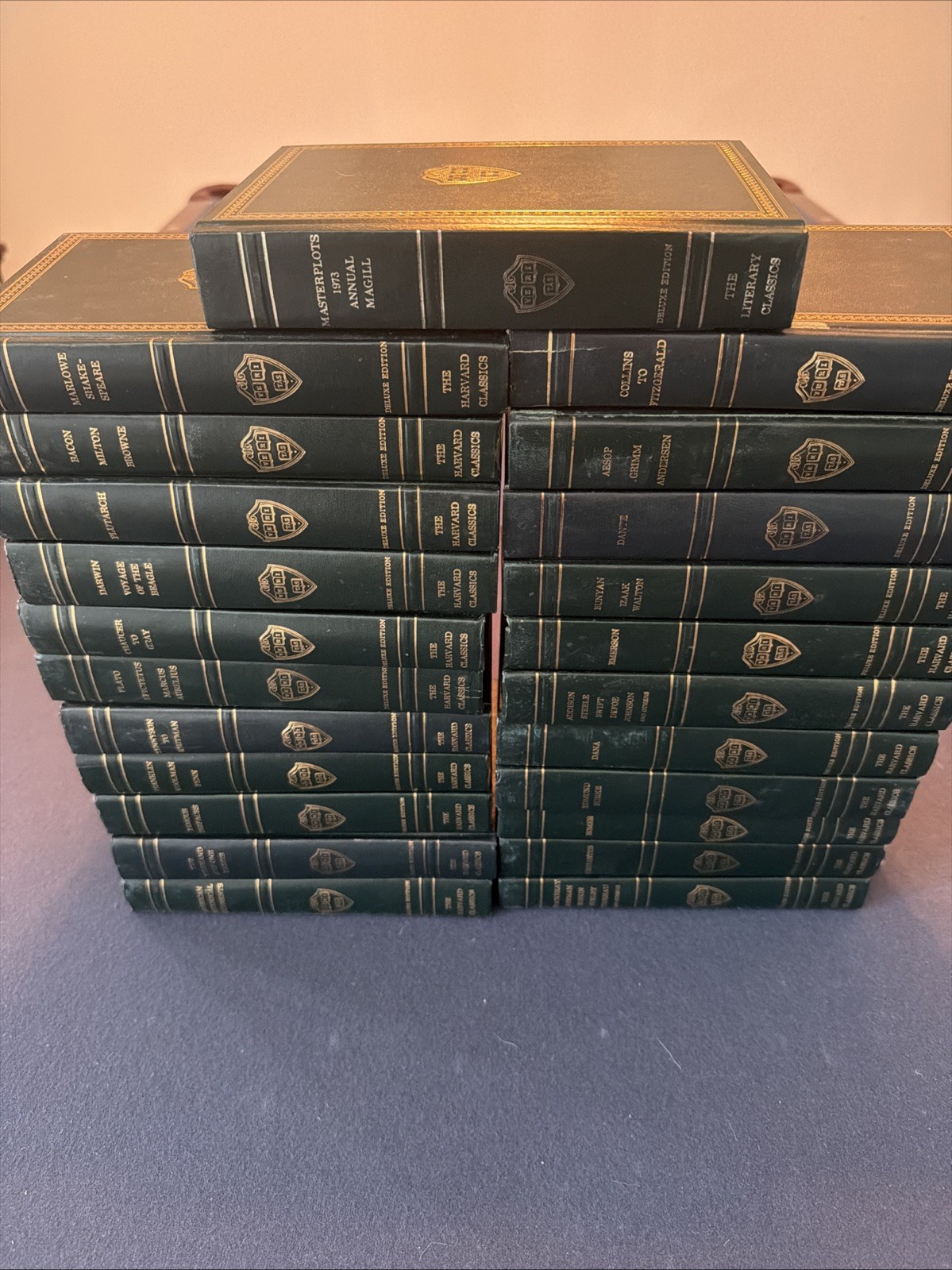 Harvard Classics Deluxe Registered Edition 22 Volume 1937-1938 Complete Set +