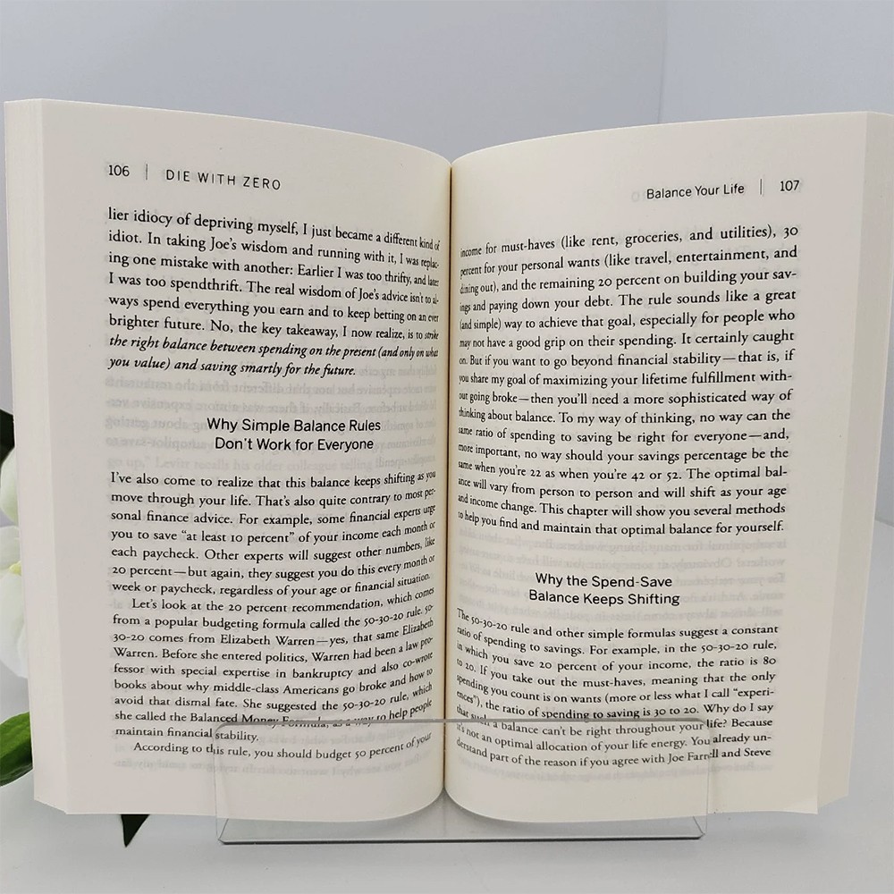 Die with Zero Paperback English Book Getting All You Can from Money Life