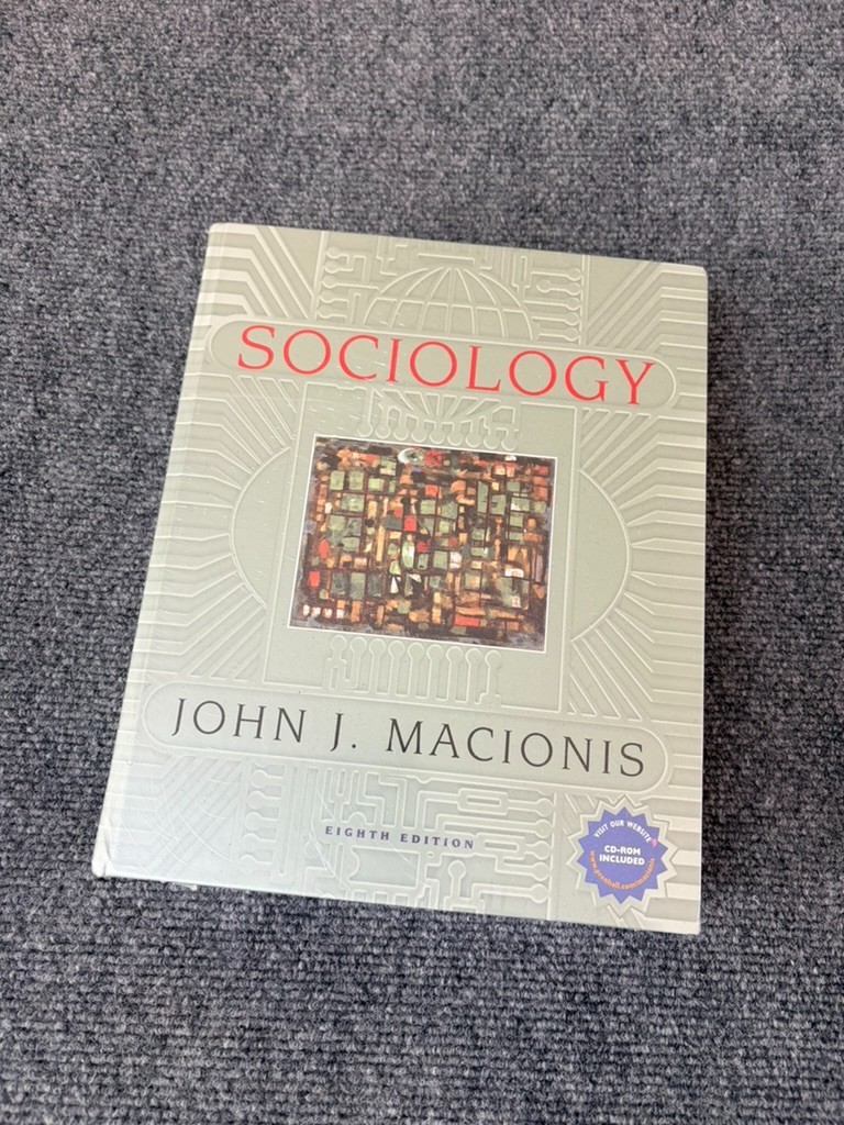 Sociology Textbook/Study Guide 8th Edition John J. Macionis Sealed New