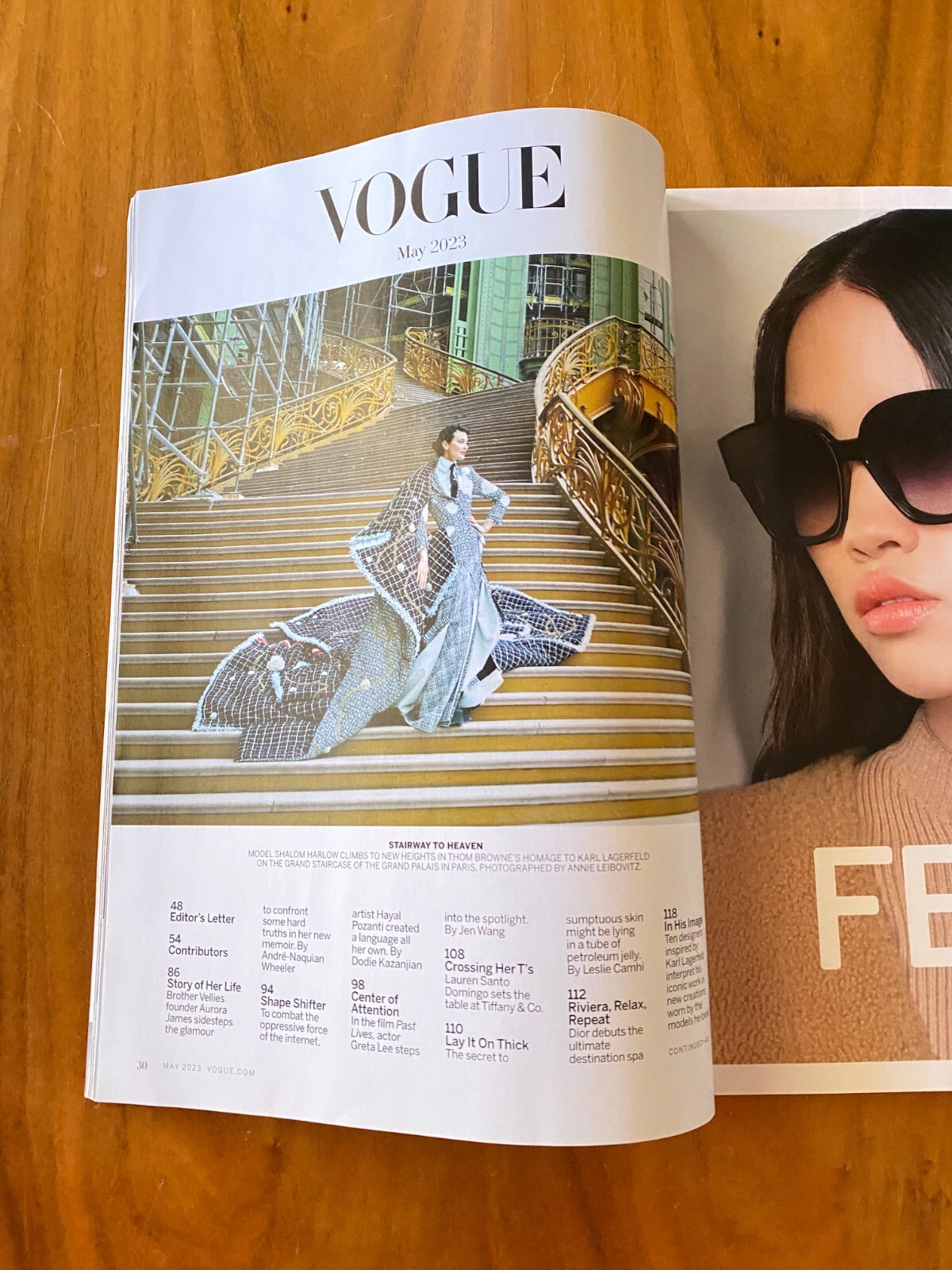 Vogue Magazine May 2023 US American Edition Karl Lagerfeld Celebration Fashion