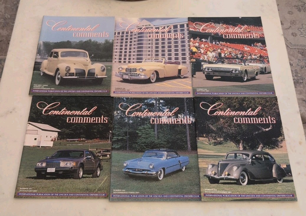 2000&rsquo;s (2000 2001 2002 2003 2004) CONTINENTAL COMMENTS LINCOLN MAGAZINE LOT (24)