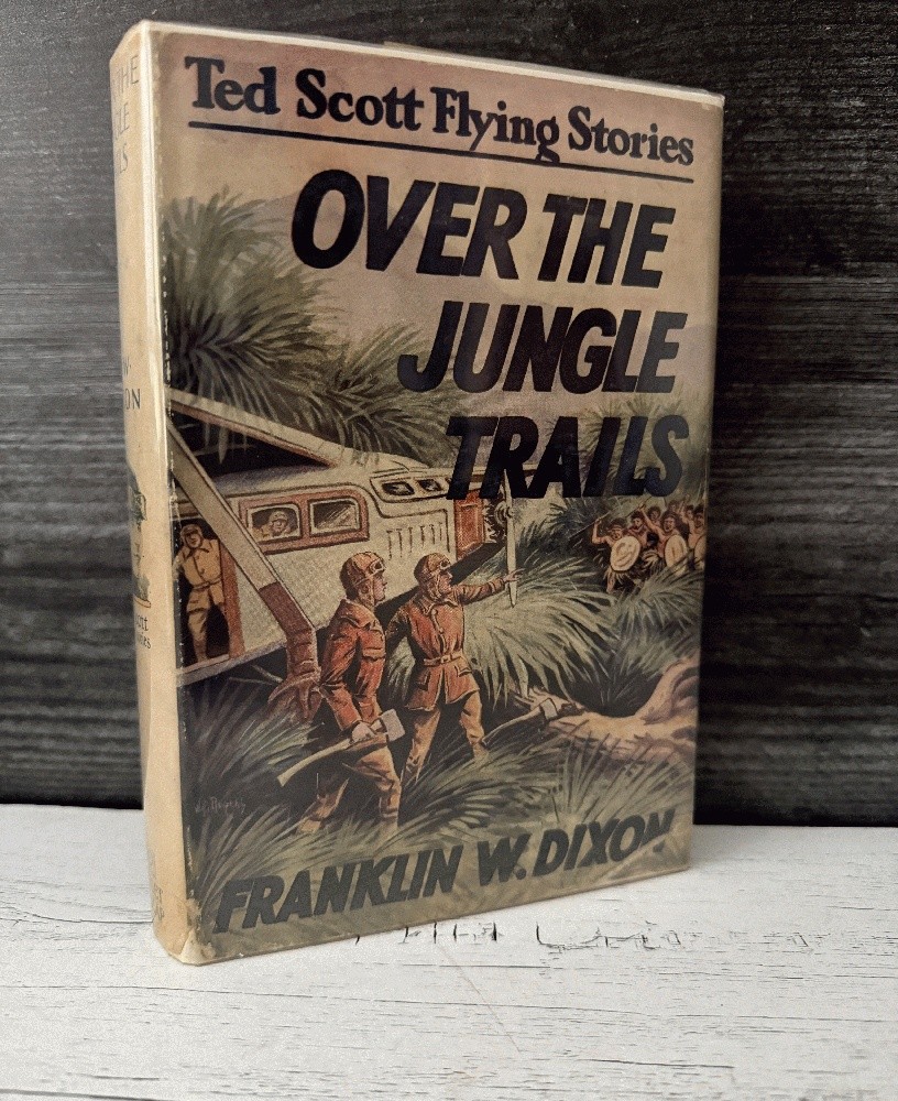 Ted Scott Flying Stories #10 Over the Jungle Trails Aviation Adventure 1929 HCDJ