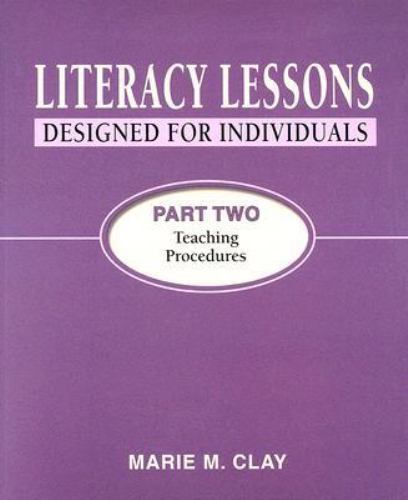 Literacy Lessons: Designed for Individuals- 9780325009179, paperback, Marie Clay
