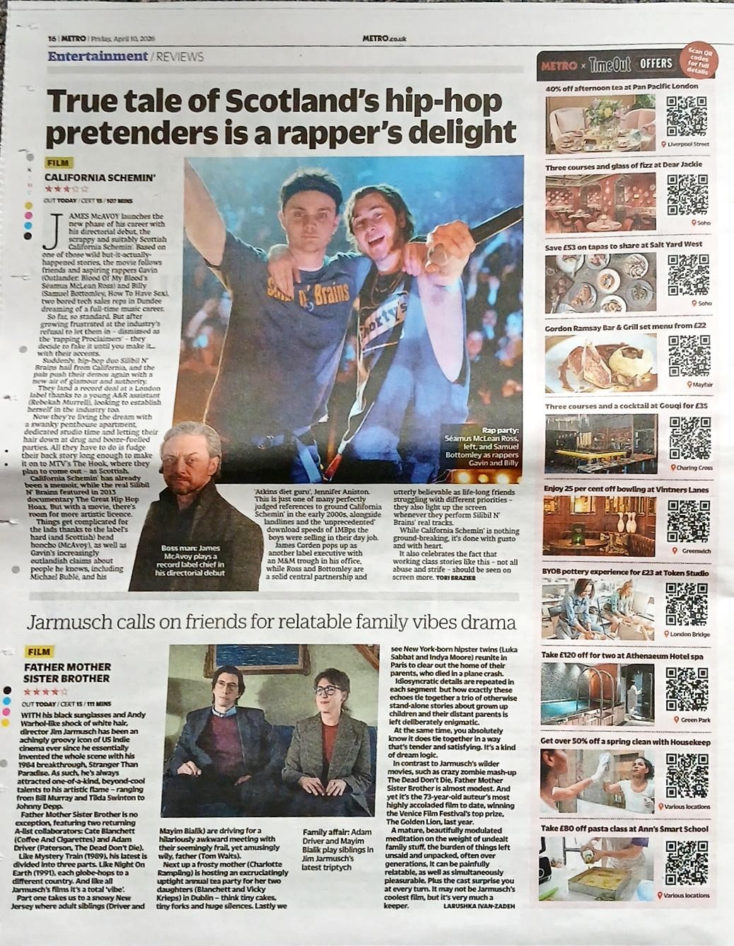 Silibil N&rsquo; Brains Article The Metro April 10 2026