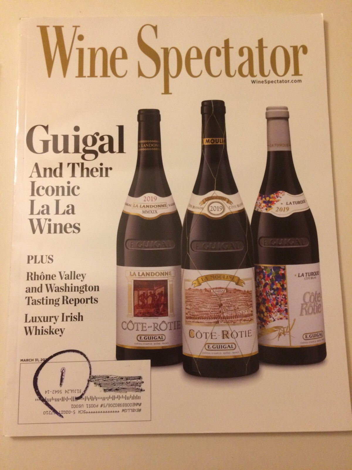Wine Spectator Magazine~NEW~$5 Each~Dec 2023-Jan~Mar~Apr~May~June~July~Aug 2024
