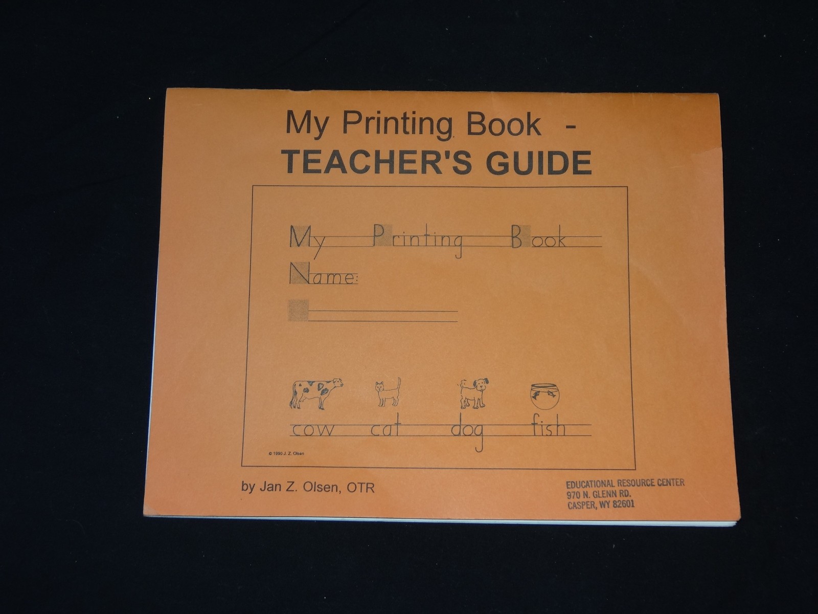 My Printing Handbook Teachers Guide By Jan Z. Olsen OTR – Excellent